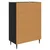 Kreveta s ladicama Crna 66 x 34,5 x 97 cm Konstruirano drvo