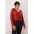 Trendyol Curve Ženska bluza Tbbaw26Af00066, Bordo