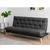 Atelier del Sofa Trosed na razvlačenje Saki 185x120cm Tamnosivi