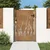Vrtna vrata 100x125 cm Corten čelik dizajn trave