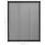 Den Plise komarnik za okna aluminij antraciten 60x80cm