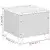 Vrtni stol sivi 45 x 45 x 37 cm od poliratana i bagremovog drva