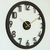 WALLXPERT Zidni sat Stroke Metal Wall Clock APS115