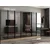Hanah Home ormar sa reflektujućim staklom Nisa 20653, 315 cm, dore
