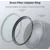 K&F 52-67mm Step Up Brass Filter Adapter Ring,matte black, Frame Thickness 2.9mm, W/ 3pcs Cleaning C