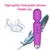 Mini AV Wand vibrator (vodootporan, 20 brzina) crna