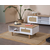 Hanah Home Klub sto Bohem, 55x100x45 cm, Smeđi