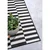 Črno-bel tekač 80x200 cm Viela – Hanse Home