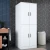 Hanah Home Ormarić za veš mašinu KD109-3198, Beli