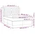 Vidaxl Box spring postelja z vzmetnico krem 140x200 cm blago