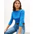 TOMMY HILFIGER Majica New Cody modra/bela
