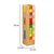 WOWO Lesene učne kocke Montessori puzzle barvne