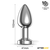 AfterDark Dimpor Metal Vibrating Anal Plug Size L