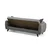Atelier del Sofa Trosed na razvlačenje Alkon 214x86x77cm Svetlosivi