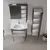 HANAH HOME Kupatilski ormarić sa umivaonikom i ogledalom (2 komada) Purus 80 984