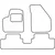 Textile car mats Daewoo Tacuma 2004-2008
