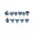Privezak Monogram - Disney Lilo & Stitch - Stitch In Costumes - Bag Clips