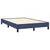 Vidaxl Box spring postelja z vzmetnico modra 120x190 cm blago