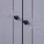 Ormar od masivne borovine sivi 80x50x171,5 cm asortiman Panama
