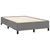 vidaXL Box spring postelja z vzmetnico temno siva 120x190 cm blago