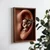 WallXpert uramljena MDF slika NAL121-46, mali anđeo u ljudskom uhu, 35,5 x 47 cm