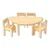 Semicircular table
