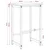 vidaXL Barski stol 2 pcs Dimljen hrast 40 x 32 x 74 cm Inženirski les