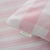 Roza bombažna posteljnina Bianca Check and Stripe, 135 x 200 cm