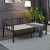 HANAH HOME Krevet od metala Daybed Black 100x200