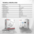 Bluetooth slusalice Fantech TX-3 Wave 12 bele