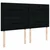 Vidaxl Box spring postelja z vzmetnico črna 180x200 cm blago