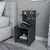 Hanah Home Noćni ormarić Ullman 35,6x72x37,4cm Antracit