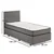 Hanah home Krevet Silver 90x38x190cm Crni