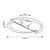 Rabalux Adalind plafonska LED lampa crna 71149