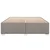 Vidaxl Posteljni okvir brez vzmetnice taupe 180x200 cm blago