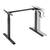 Sit-Stand Desk Frame - ručno - 70 kg - crna