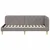 Vidaxl Kotna postelja Taupe 100 x 200 cm blago