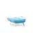 Atelier del Sofa Fotelja Misa 88x90x105cm Tirkizna