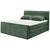 MID.YOU POSTELJA BOXSPRING 180 cm x 200 cm , tekstil, leseni material olivno zelena