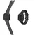 GS Silikonski trak za Garmin Vivofit Jr 3, črn