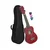 Sopran ukulele rdeč Lipa(s torbo in trzalicami)HH 3961