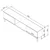 Hanah Home TV Komoda Paye, 180x45x30 cm, Bela