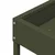 Feeder za ptice Maslinasto zelena 80 x 28 x 13.5 cm