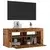 TV ormarić LED boja staro drvo 90x35x40 cm konstruirano drvo