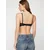 Trendyol Black Lace Rope Strap Demi Covered Knitted Bra