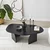 Hanah Home Klub sto Rock, 105x35x65 cm, Crni