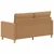 Vidaxl Kavč Bež 156 x 81 x 87,5 cm Blago