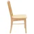 vidaXL Jedilni stoli 2 pcs Naravna 50 x 52,5 x 91 cm