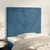 Vidaxl Vzglavje postelje temno modro 90x5x118/128 cm žametno