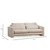 Atelier del Sofa Trosed Lily 97x73x215cm Krem